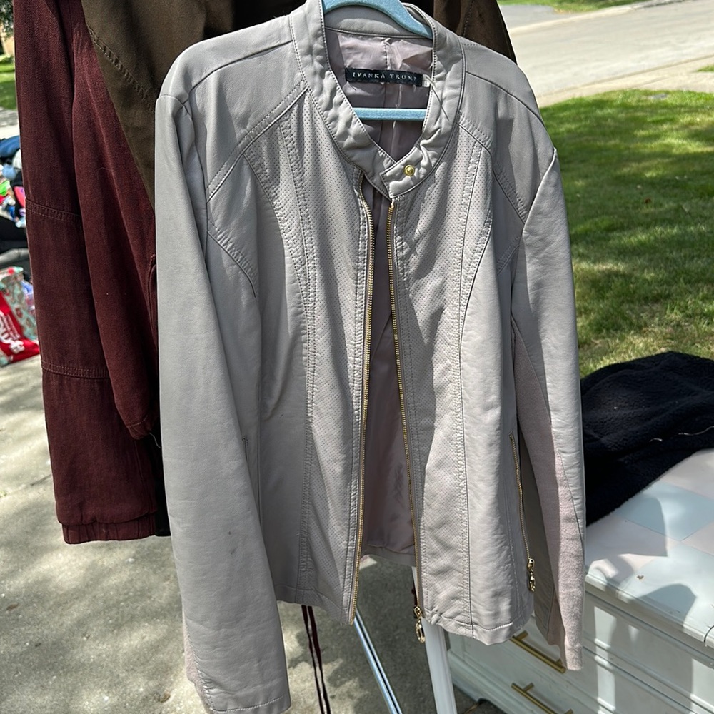 IVANKA TRUM LEATHER JACKET